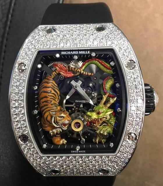 Richard Mille RM 51-01 Tourbillon Tiger Dragon Michelle Yeoh watch copy